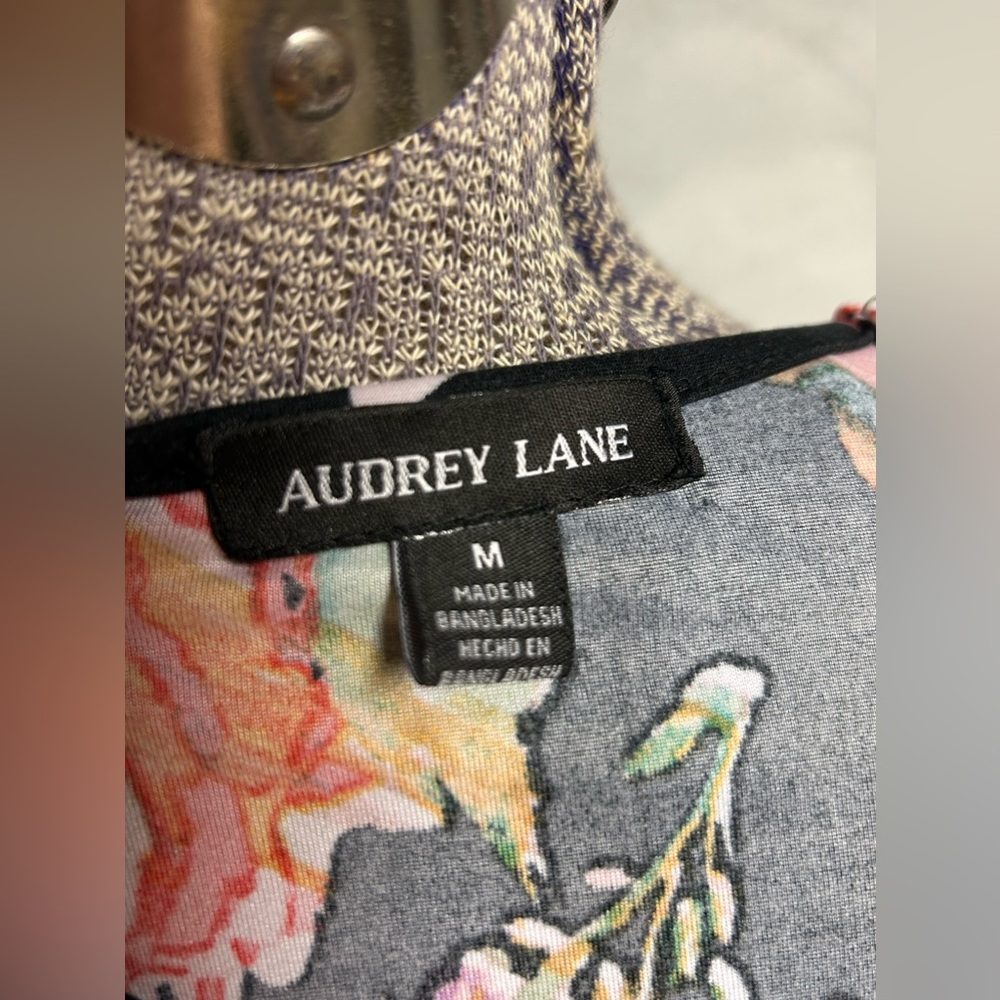 Audrey Lane floral Medium Dress with halter neckline and adjustable straps Y2K - Picture 5 of 5